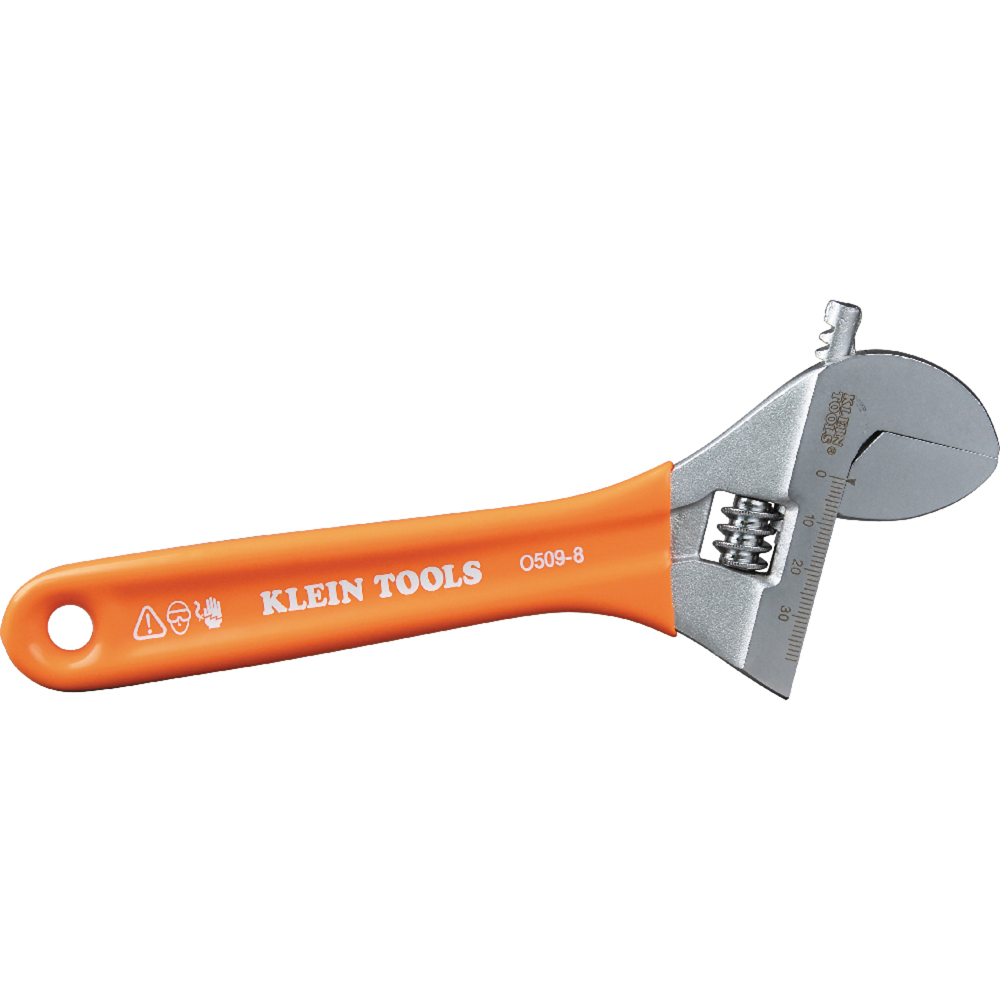 Klein Tools, Extra-Wide Jaw Adjustable Wrench, 8in., Model# O5098